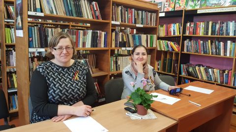 Nacionalinis diktantas – Stakliškių bibliotekoje.