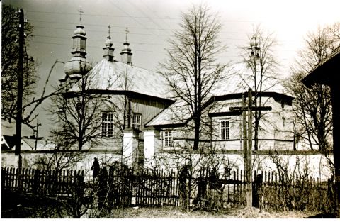 Prienų Kristaus apsireiškimo bažnyčia 1956 m.