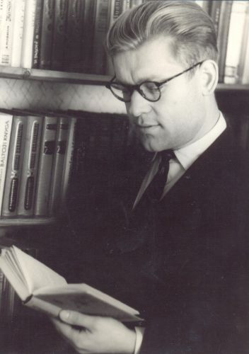 Su pirmąja savo knyga, 1959 m.