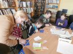 Jiezno bibliotekoje
